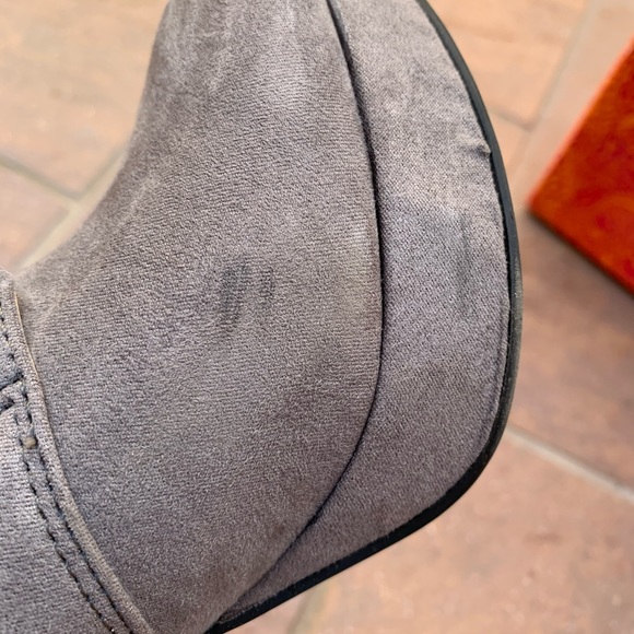 Suede Platform Booties - Picture 8 of 9